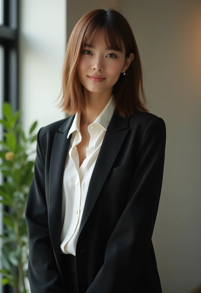 35 Haircut Medium Length Ideas for a Fresh Look - 3. Blunt Cut