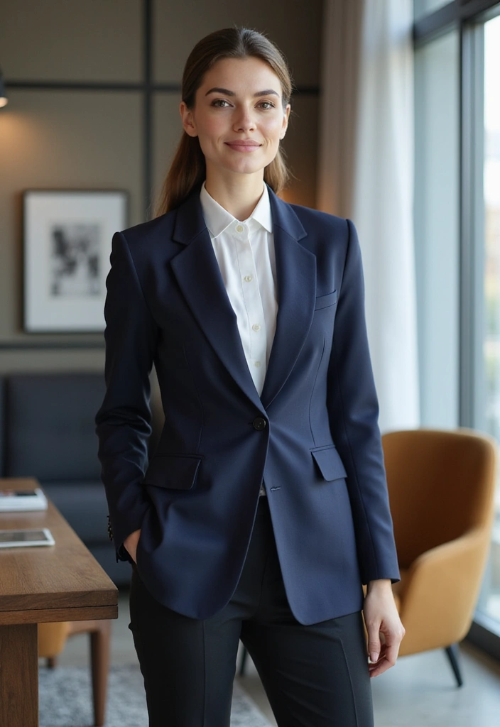 35 Haircut Medium Length Looks That Are Effortless - 25. Sleek Ponytail