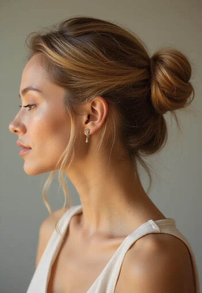 35 Hairstyles for Thin Hair Long That Look Fabulous - 13. Side Knot
