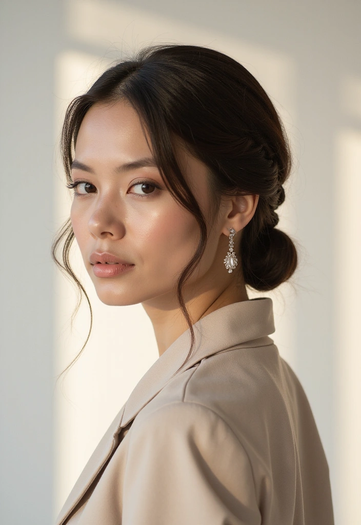 35 Hairstyles for Thin Hair Long That Look Fabulous - 17. Sleek Low Braid