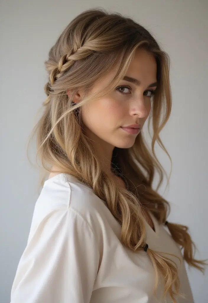 35 Hairstyles for Thin Hair Long That Look Fabulous - 24. Dutch Braid