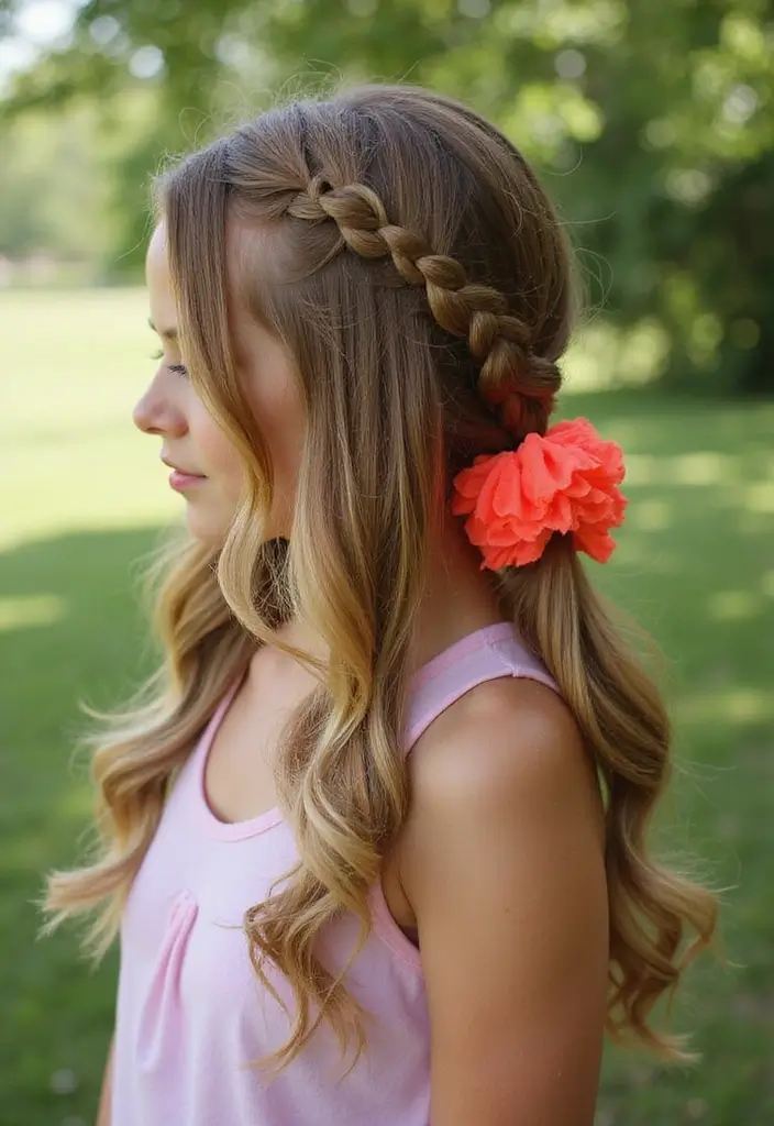 35 Hairstyles for Thin Hair Long That Look Fabulous - 25. Braided Side Ponytail