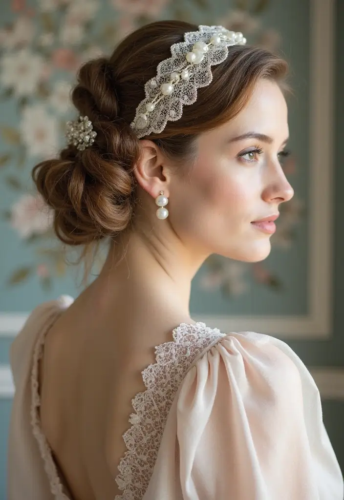 35 Hairstyles for Thin Hair Long That Look Fabulous - 35. Vintage Updo