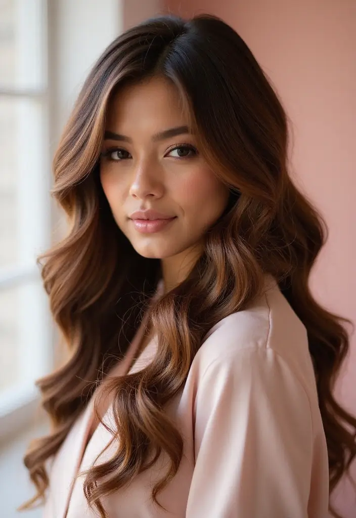 35 Hairstyles for Thin Hair Long That Look Fabulous - 6. Side-Swept Waves
