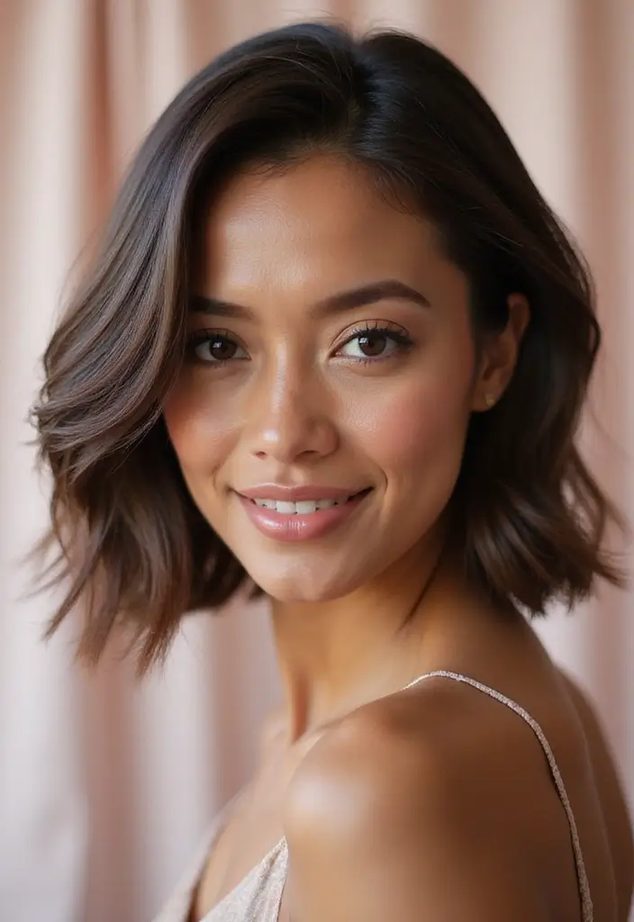 35 Wash and Wear Haircuts for Over 60 That Are Easy - 11. Bob with Subtle Layers