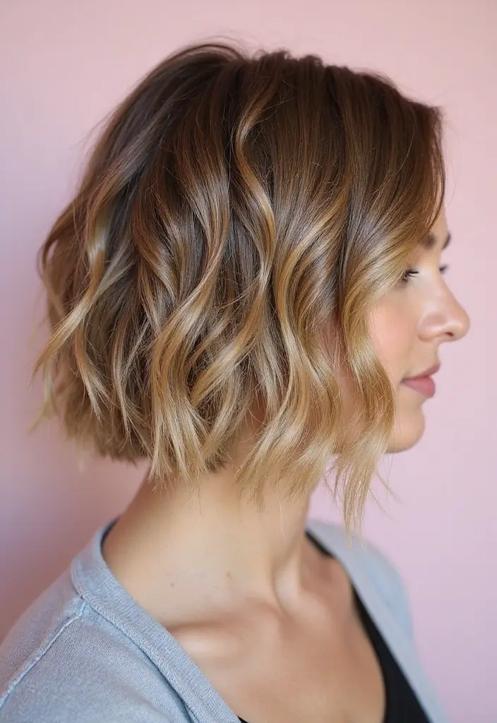 35 Wash and Wear Haircuts for Over 60 That Are Easy - 2. Textured Bob
