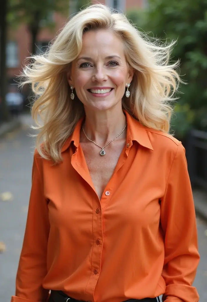 35 Wash and Wear Haircuts for Over 60 That Are Easy - 29. Layered with a Flip