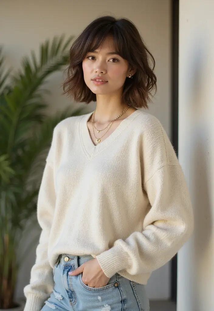 35 Wash and Wear Haircuts for Over 60 That Are Easy - 3. Soft Shag Cut