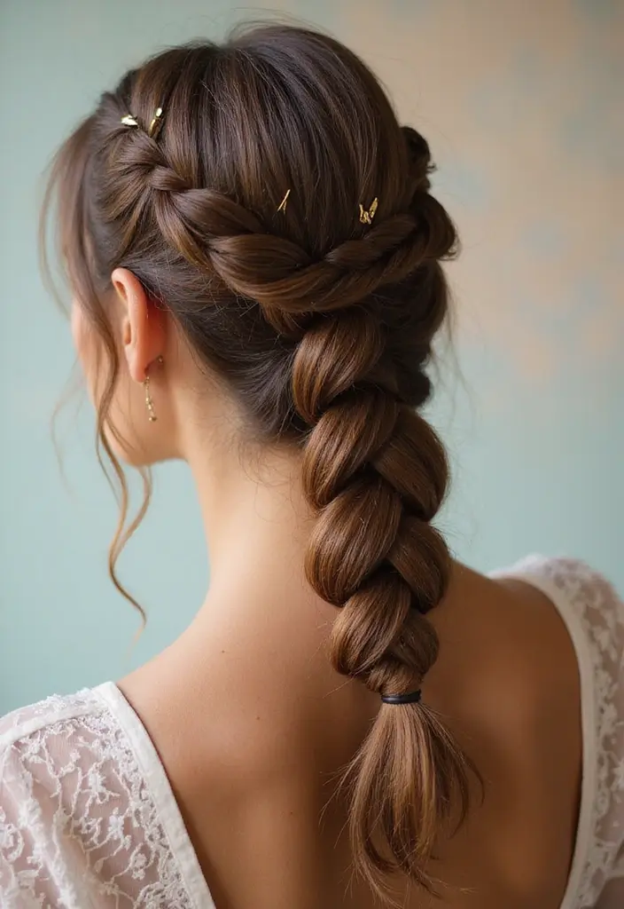 35 Wash and Wear Haircuts for Over 60 That Are Easy - 32. Braided Ponytail
