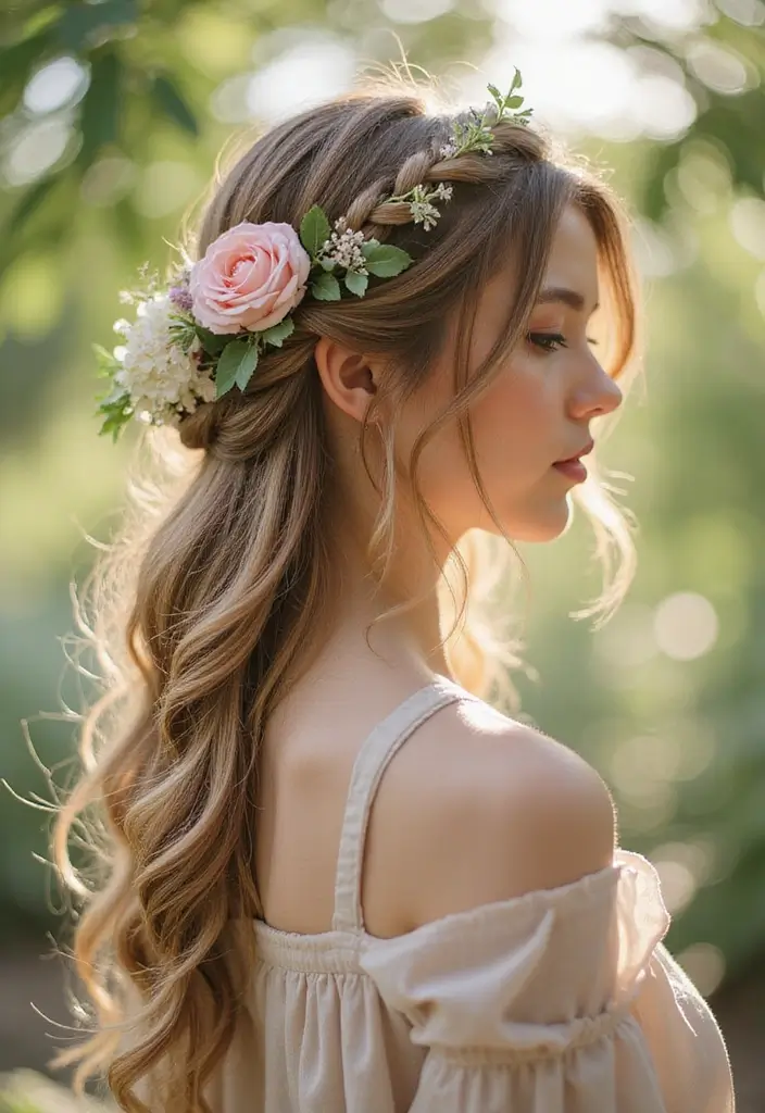 40 Stunning Hairstyles for Long Hair Inspiration: Braided Beauties - 15. Twisted Halo Braid