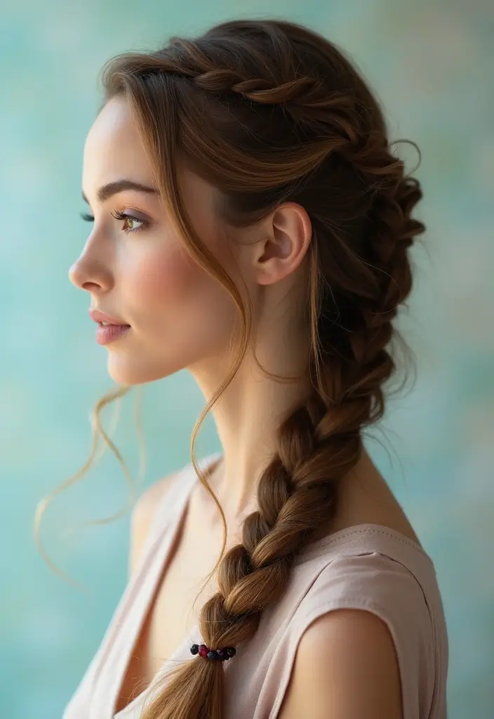40 Stunning Hairstyles for Long Hair Inspiration: Braided Beauties - 2. Dutch Braid