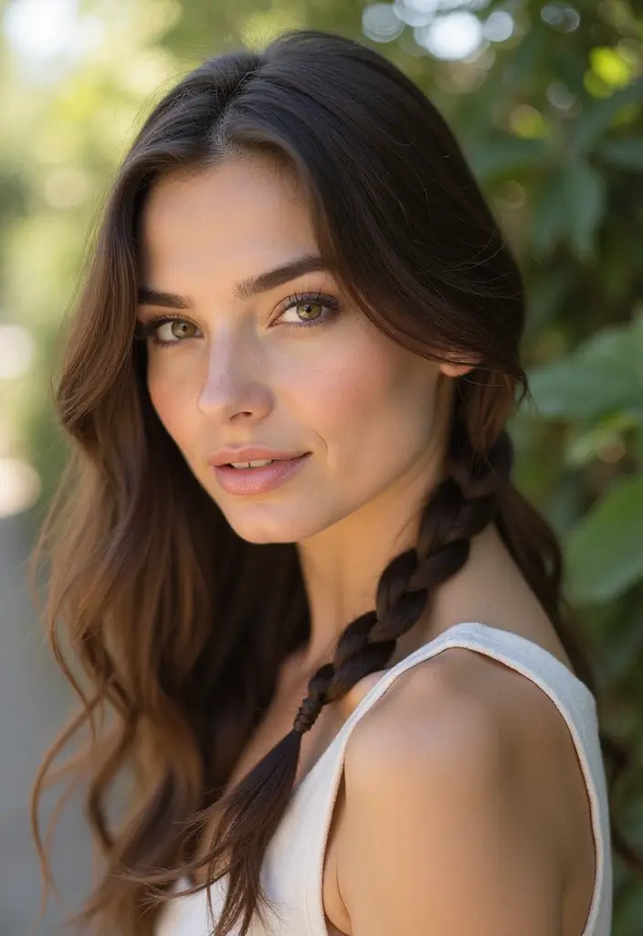 40 Stunning Hairstyles for Long Hair Inspiration: Braided Beauties - 27. Simple Braid