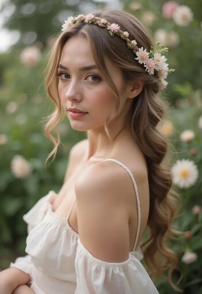40 Stunning Hairstyles for Long Hair Inspiration: Braided Beauties - 3. Crown Braid