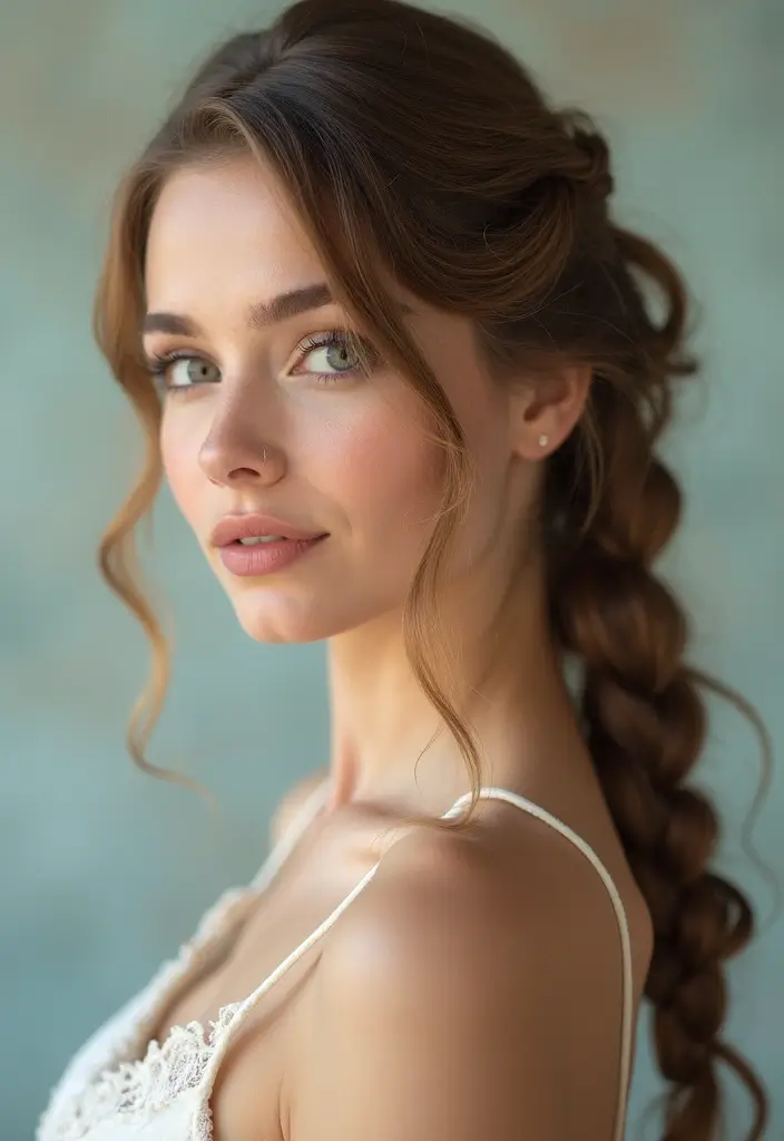 40 Stunning Hairstyles for Long Hair Inspiration: Braided Beauties - 34. Braid with Side Part