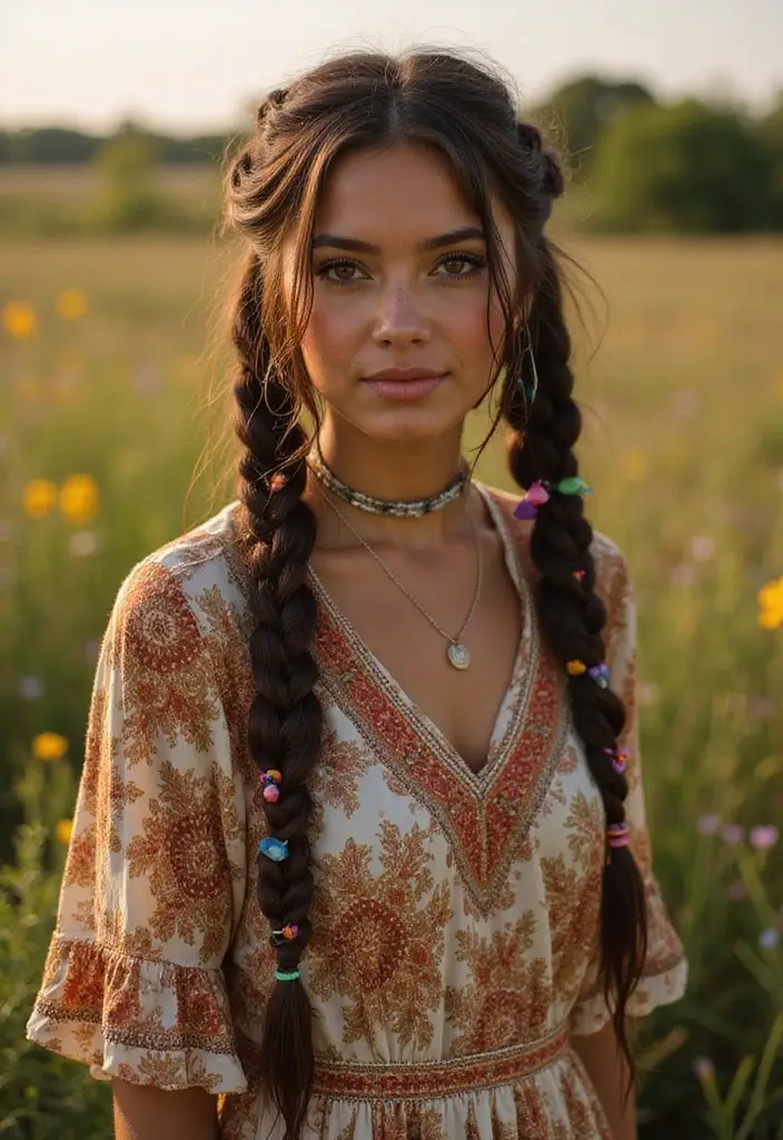 40 Stunning Hairstyles for Long Hair Inspiration: Braided Beauties - 9. Boho Braid