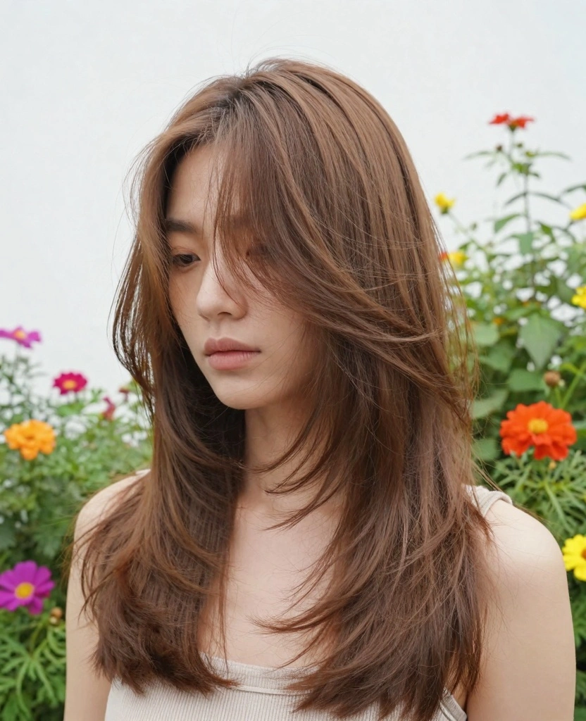 13 Butterfly Haircut Ideas for Long Straight Hair - 2. Textured Butterfly Shag 1