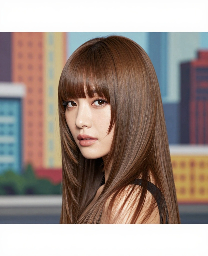 13 Butterfly Haircut Ideas for Long Straight Hair - 4. Butterfly Haircut with Face-Framing Layers 1