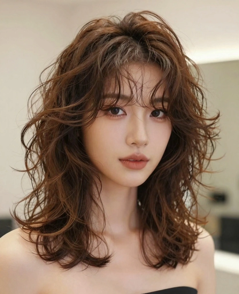 15 V-Shaped Haircut With Layers for Long Hair - Face Framing Ideas - 2. Textured V-Layers for Volume 1