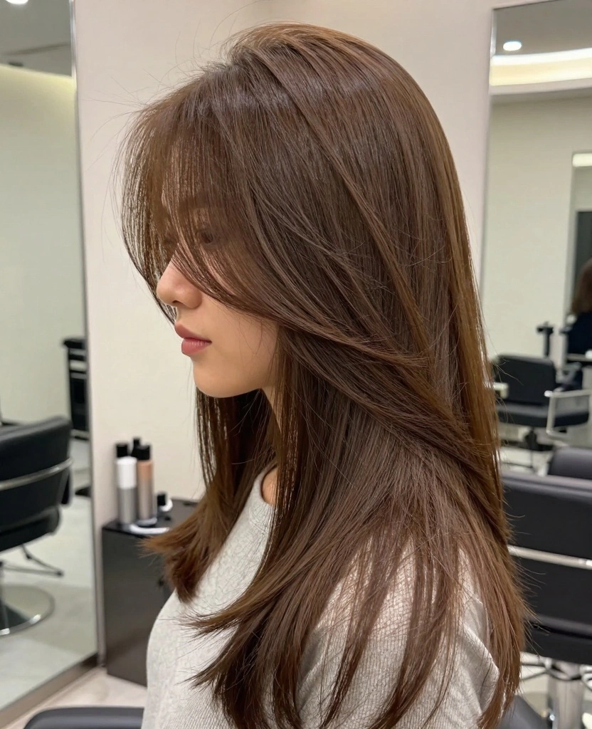 16 Simple Haircuts for Long Straight Hair - 1. The Classic Long Lob 1