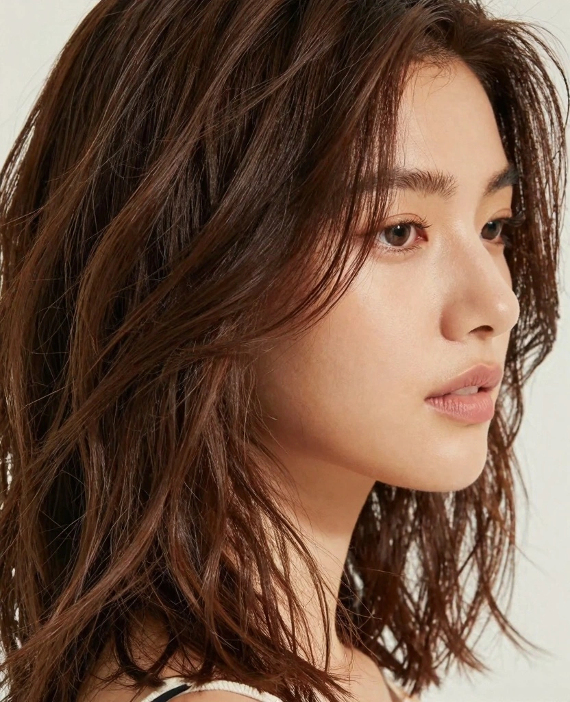 16 Simple Haircuts for Long Straight Hair - 12. Textured Mid-Length Hair 1