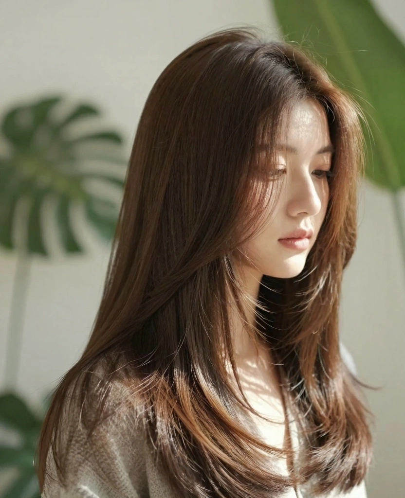 18 Easy & Simple Haircuts for Long Straight Hair - 1. Soft Layered Cut 1