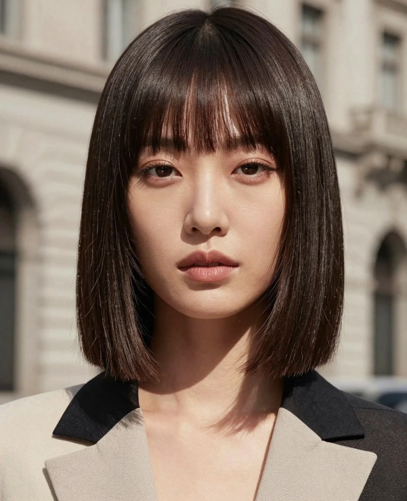 18 Easy & Simple Haircuts for Long Straight Hair - 7. Long Bob (Lob) 1