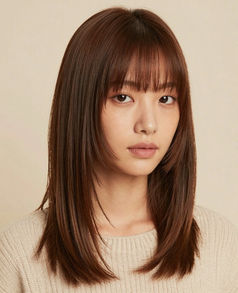 18 Easy & Simple Haircuts for Long Straight Hair - 8. Face-Framing Layers 1