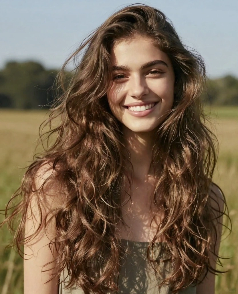 19 Best Haircut Ideas for Long Hair Round Face - 16. Boho Long Layers 1