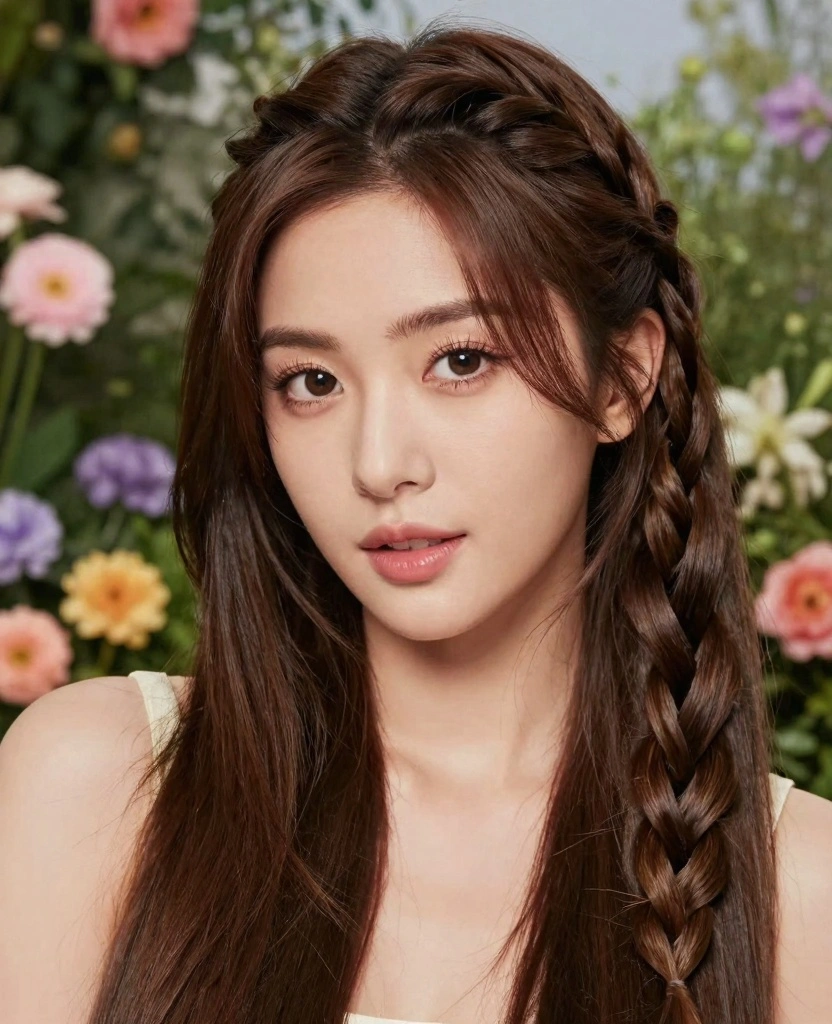 19 Best Haircut Ideas for Long Hair Round Face - 17. Long Layered Side Braid 1