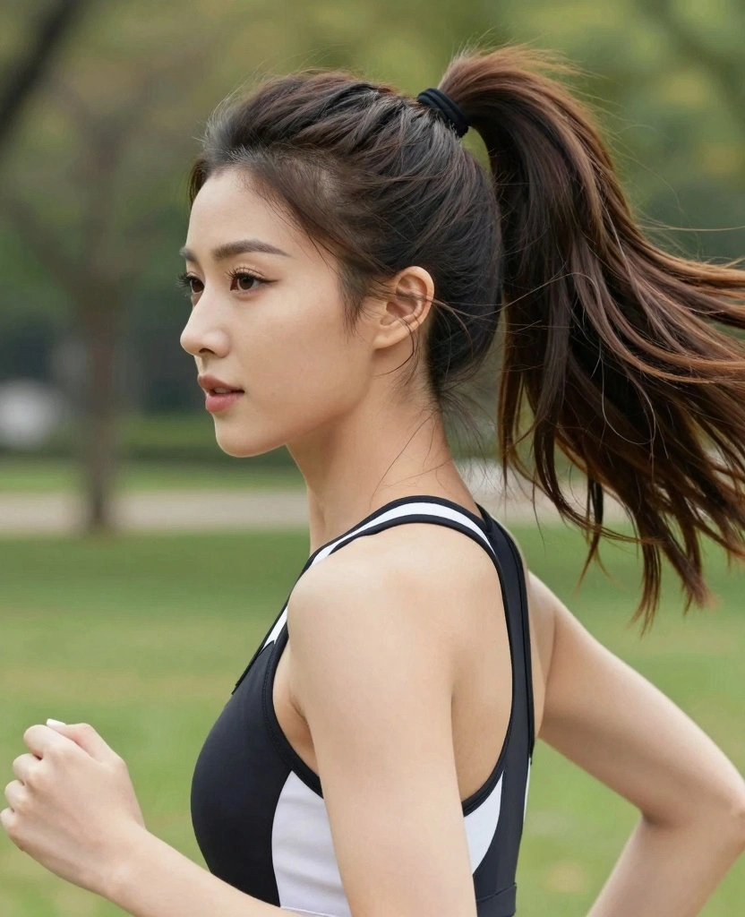 19 Layer Haircuts for Long Hair Round Face That Slim Your Look - 13. Layered Ponytail 1