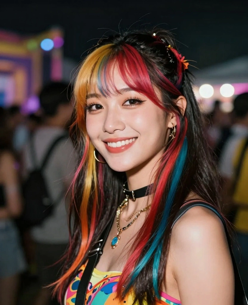 19 Layer Haircuts for Long Hair Round Face That Slim Your Look - 18. Long Layers with Color Block Highlights 1