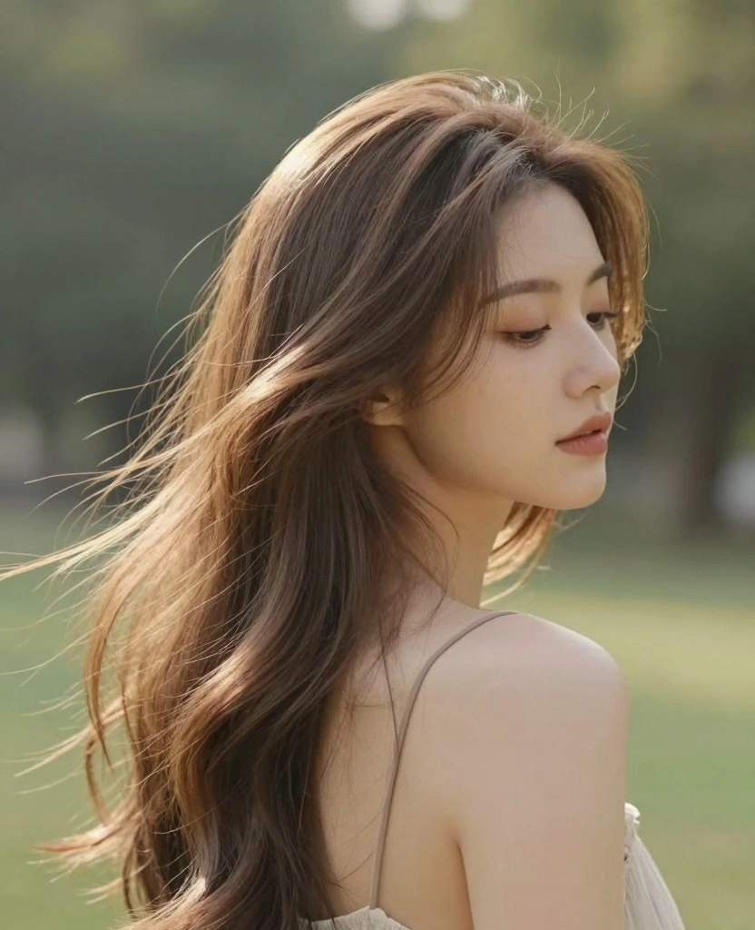 19 Layer Haircuts for Long Hair Round Face That Slim Your Look - 19. Long Layers with a Natural Finish 1