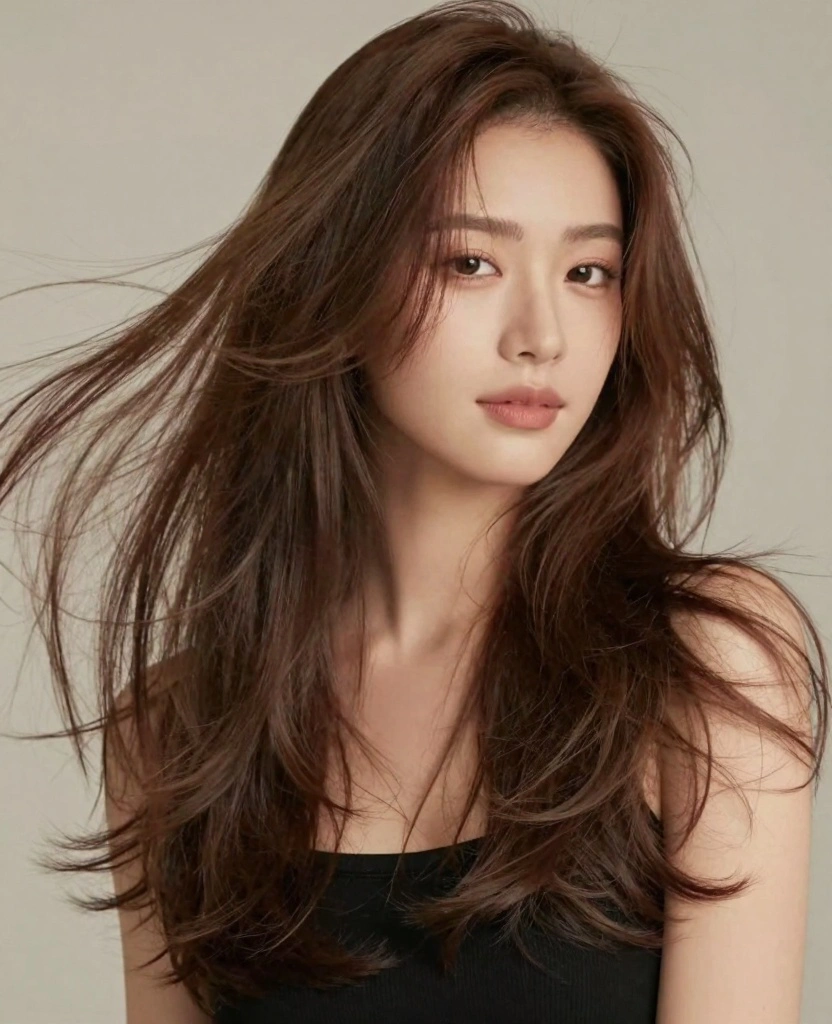 19 Layer Haircuts for Long Hair Round Face You’ll Love - 15. Flipped Layers 1