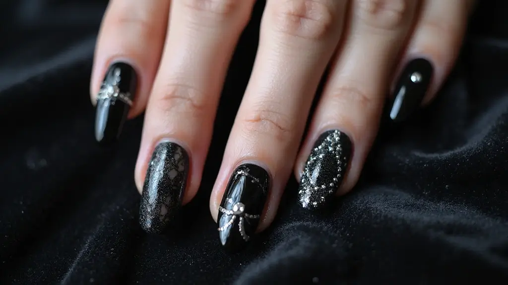28 Bold Black Nail Ideas for Mysterious Alluring Power - The Nail Hair Diary