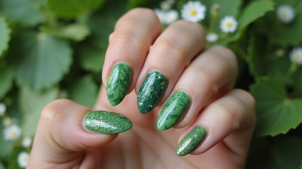 28 Vibrant Green Nail Ideas for Eco-Chic - The Nail Hair Diary