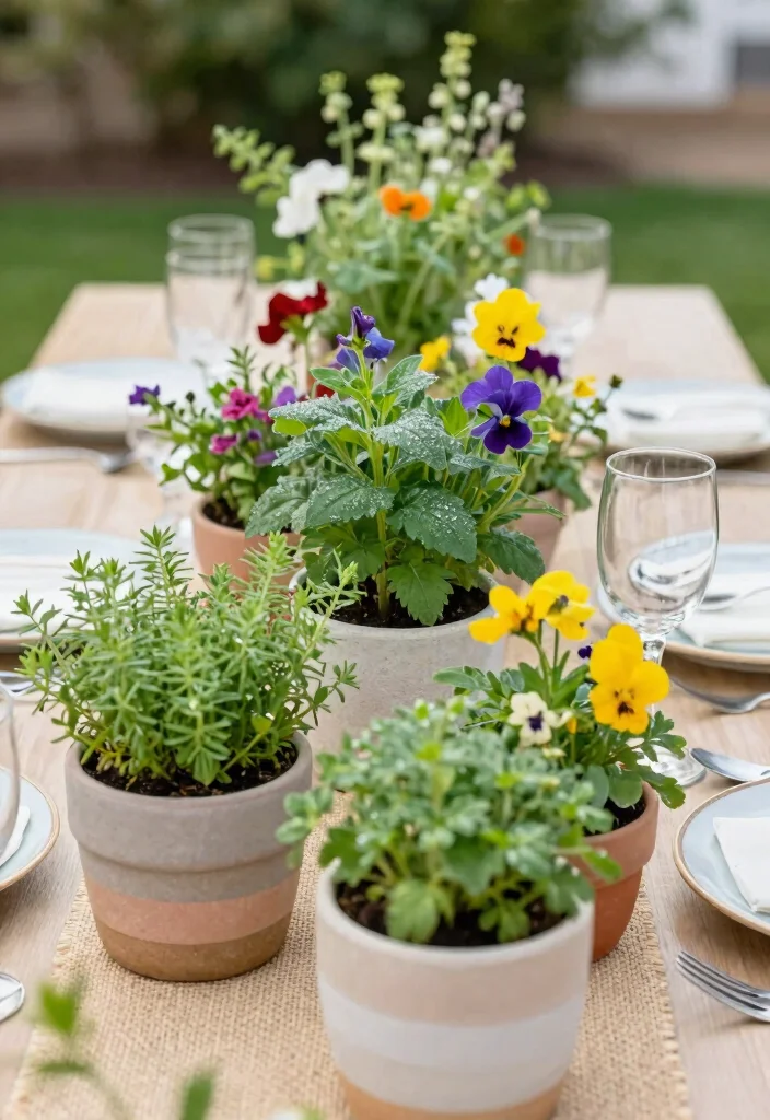 16 At-Home Brunch Decor Ideas for a Beautiful Table - 1. Botanical Centerpieces 1