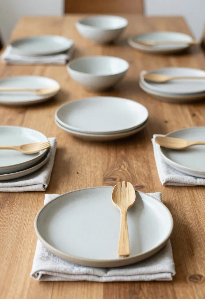 16 At-Home Brunch Decor Ideas for a Beautiful Table - 10. Reusable Dishware 1