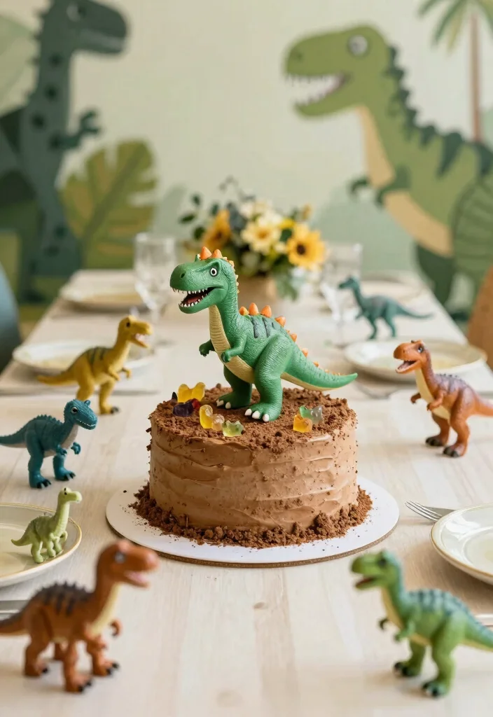 16 Birthday Brunch Decoration Ideas for a Memorable Party - 8. Dinosaur Adventure 1