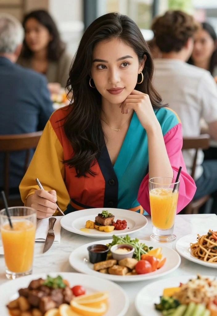 16 Bottomless Brunch Outfit Ideas for a Chic Weekend Look - 10. Color Block Outfit 1