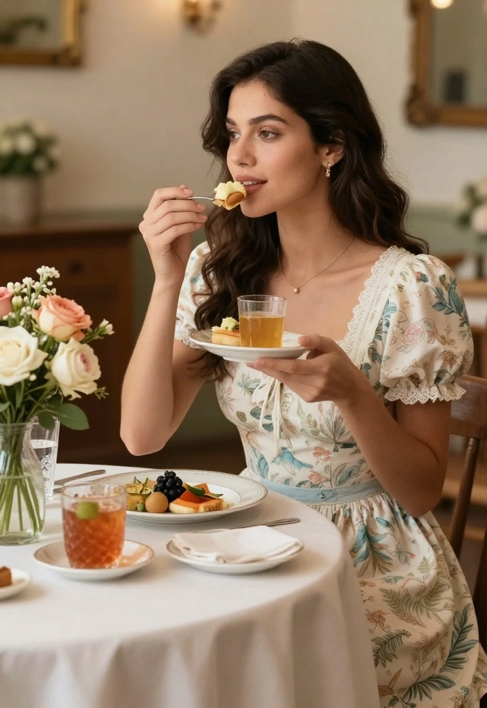 16 Bottomless Brunch Outfit Ideas for a Chic Weekend Look - 5. Vintage-inspired Tea Dress 1