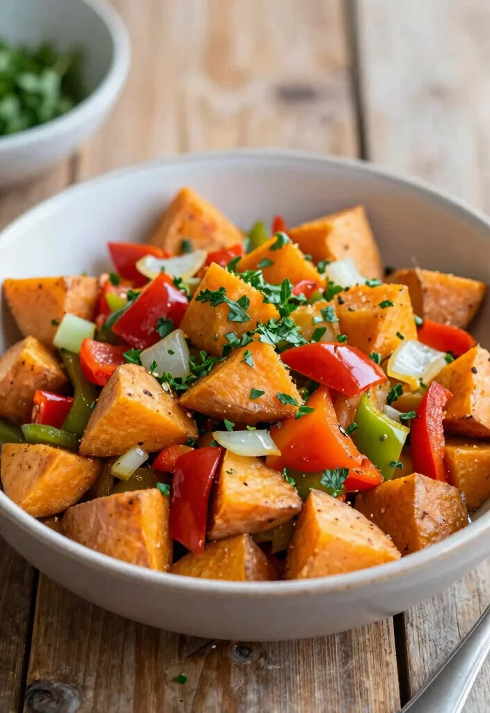 16 Breakfast Bar Food Ideas for a Brunch Party Setup - 13. Sweet Potato Hash 1