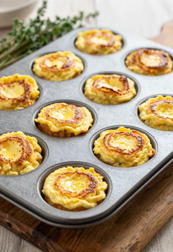 16 Breakfast Bar Food Ideas for a Brunch Party Setup - 15. Muffin Tin Omelets 1