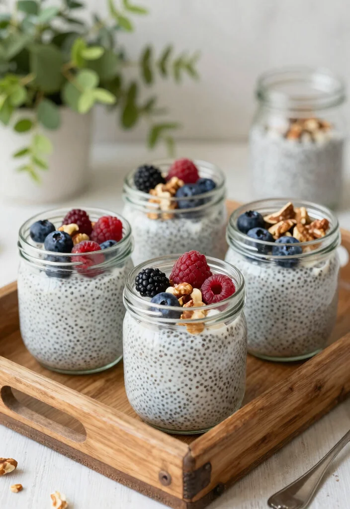 16 Breakfast Bar Food Ideas for a Brunch Party Setup - 9. Chia Seed Pudding 1
