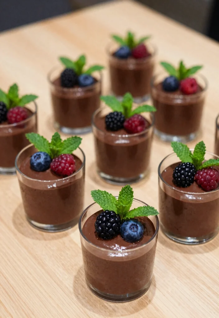 16 Bridal Shower Brunch Food Ideas for an Elegant Spread - 13. Vegan Chocolate Mousse 1