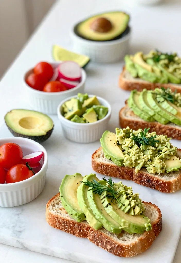 16 Bridal Shower Brunch Food Ideas for an Elegant Spread - 4. Avocado Toast Station 1