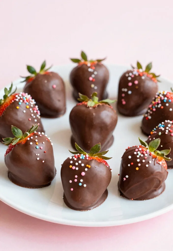 16 Brunch Baby Shower Food Ideas That Are Easy and Elegant - 14. Chocolate-Dipped Strawberries 1