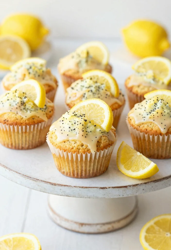 16 Brunch Baby Shower Food Ideas That Are Easy and Elegant - 16. Lemon Poppy Seed Muffins 1