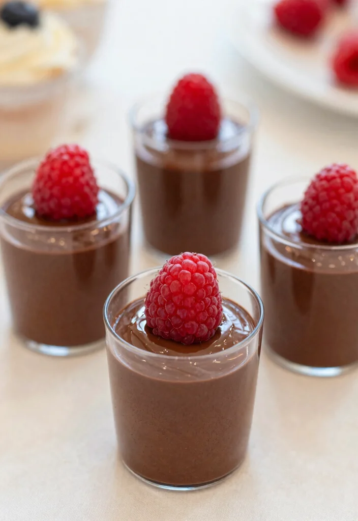 16 Brunch Bridal Shower Food Ideas for a Beautiful Spread - 11. Vegan Chocolate Mousse 1