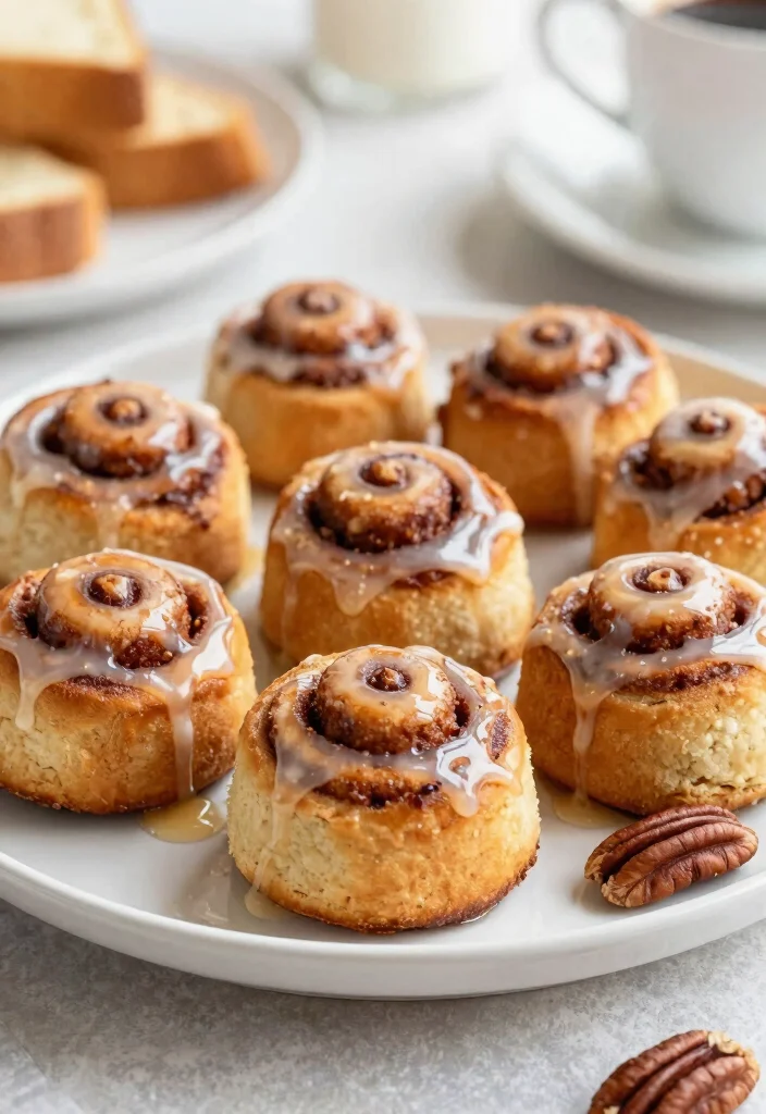 16 Brunch Bridal Shower Food Ideas for a Beautiful Spread - 13. Cinnamon Roll Bites 1