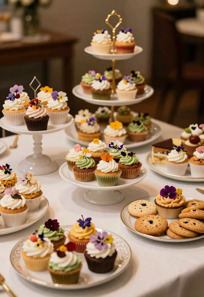 16 Brunch Wedding Shower Ideas for a Relaxed Celebration - 10. Whimsical Dessert Table 1